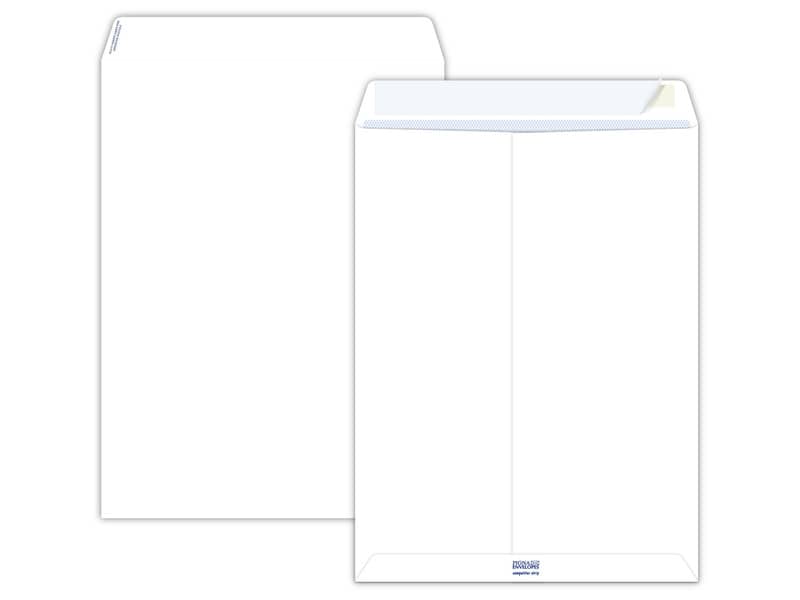 Buste a sacco Pigna Envelopes Competitor Strip 100 g/m² 300x400 mm bianco Conf. da 20 buste - 0219832