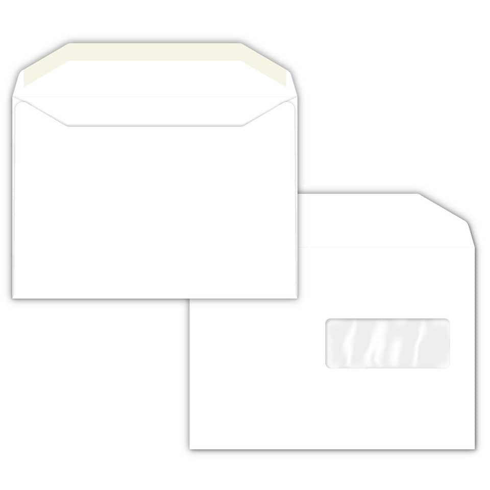 Buste con finestra Pigna Envelopes Matt D.Mail 162x229 mm bianco conf. 500 - 0221815