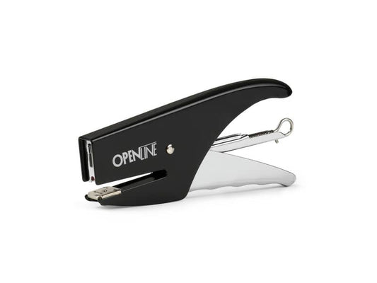 Cucitrice manuale a pinza OPENLINE passo 6 max 18 ff nero 0185N