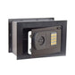 Cassaforte da muro i.DEKT con chiusura elettronica + 2 chiavi d’emergenza nero mm. 330x200x230 - SSWHFE