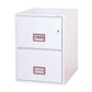 Classificatore ignifugo Fire File Phoenix bianco - Ral 9003 2 cassetti da 49lt. con chiave - FS 2252 K