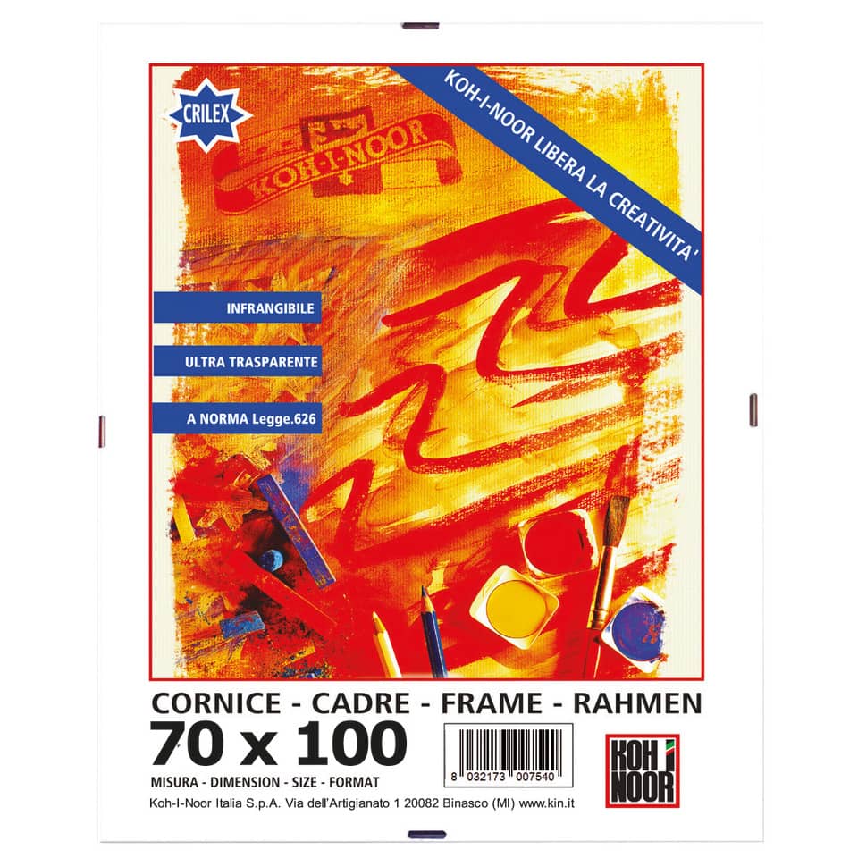 Cornice a vista in crilex KOH-I-NOOR 70x100 cm DK70100C