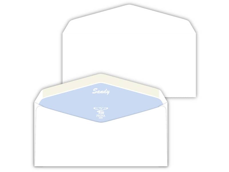 Buste senza finestra Pigna Envelopes Sandy 80 g/m² 110x230 mm bianco conf. 500 - 0388683