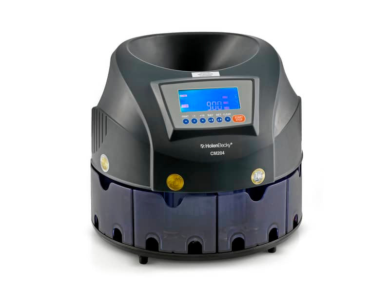 Conta dividi monete HolenBecky CM204 nero 4 cassetti