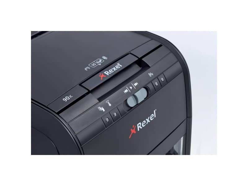 Distruggidocumenti ad alimentazione automatica Rexel Auto+90X P-3 20 L taglio a frammenti 4x45 mm 2103080EUA