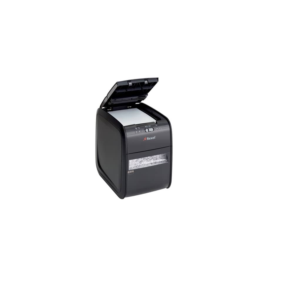 Distruggidocumenti ad alimentazione automatica Rexel Auto+90X P-3 20 L taglio a frammenti 4x45 mm 2103080EUA