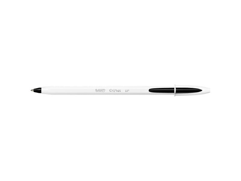 Penna a sfera con cappuccio BIC Cristal UP M 1,2 mm nero 949880