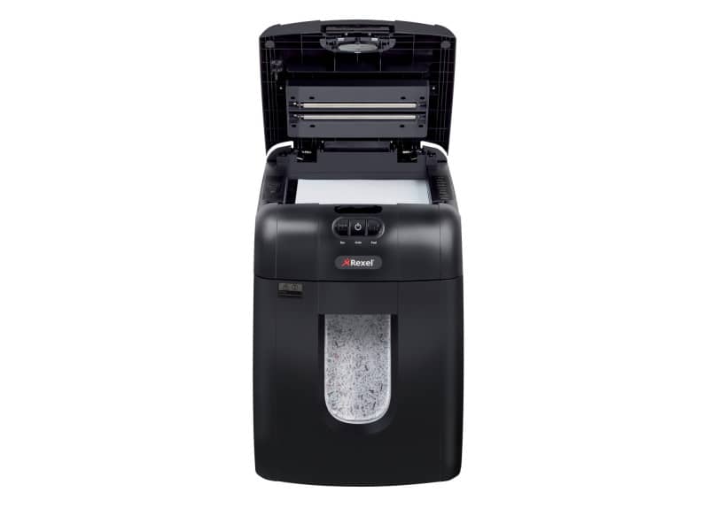 Distruggidocumenti ad alimentazione automatica Rexel Auto+130M P-5 26 L taglio microframmenti 2x15 mm 2104100EUA