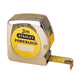 Flessometro STANLEY Powerlock 3 m x 12,7 mm - nastro in acciaio rivestito in Mylar - gancio per cintura - M33218