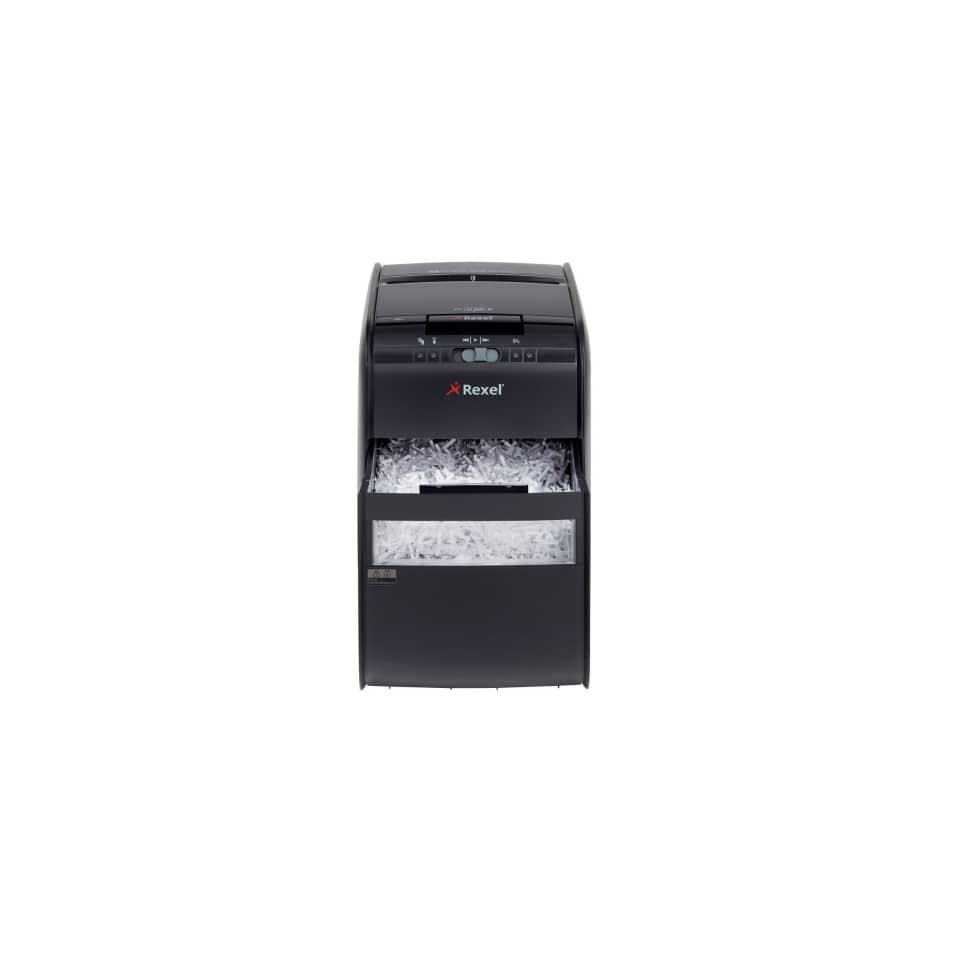 Distruggidocumenti ad alimentazione automatica Rexel Auto+90X P-3 20 L taglio a frammenti 4x45 mm 2103080EUA