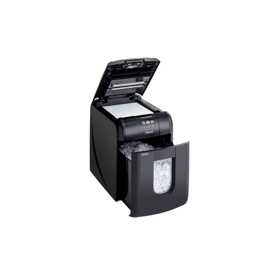 Distruggidocumenti ad alimentazione automatica Rexel Auto+130M P-5 26 L taglio microframmenti 2x15 mm 2104100EUA
