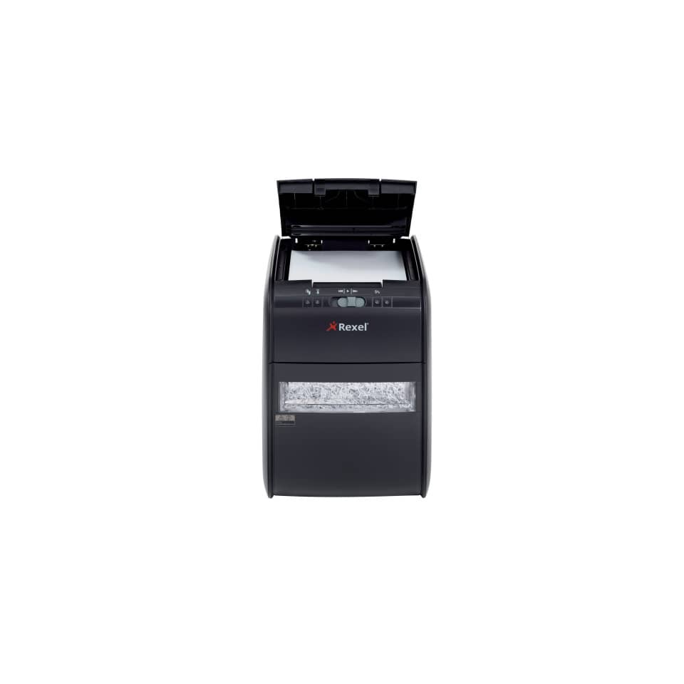 Distruggidocumenti ad alimentazione automatica Rexel Auto+90X P-3 20 L taglio a frammenti 4x45 mm 2103080EUA