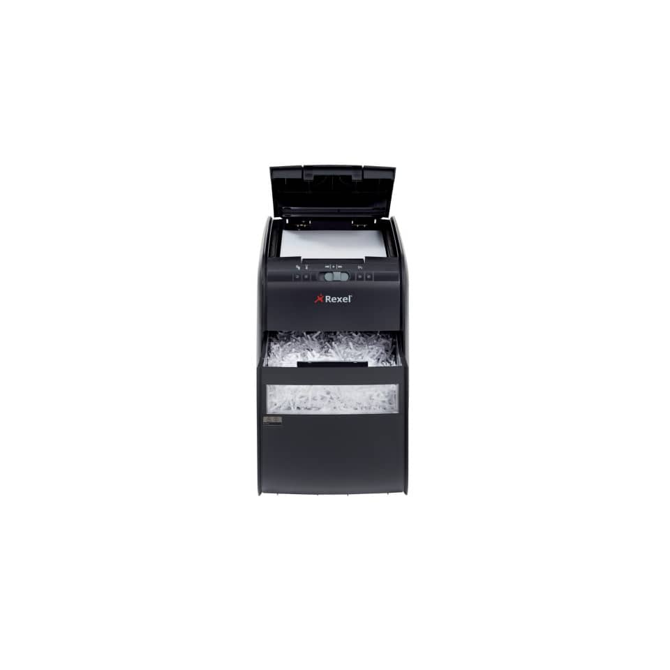 Distruggidocumenti ad alimentazione automatica Rexel Auto+90X P-3 20 L taglio a frammenti 4x45 mm 2103080EUA