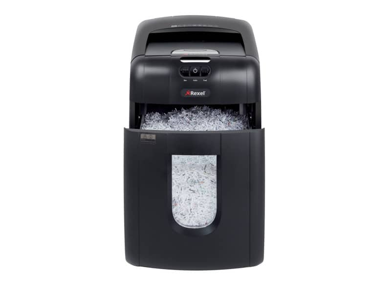 Distruggidocumenti ad alimentazione automatica Rexel Auto+130M P-5 26 L taglio microframmenti 2x15 mm 2104100EUA