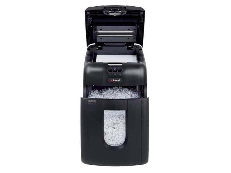 Distruggidocumenti ad alimentazione automatica Rexel Auto+130M P-5 26 L taglio microframmenti 2x15 mm 2104100EUA