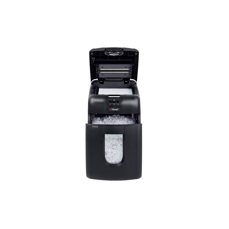Distruggidocumenti ad alimentazione automatica Rexel Auto+130M P-5 26 L taglio microframmenti 2x15 mm 2104100EUA