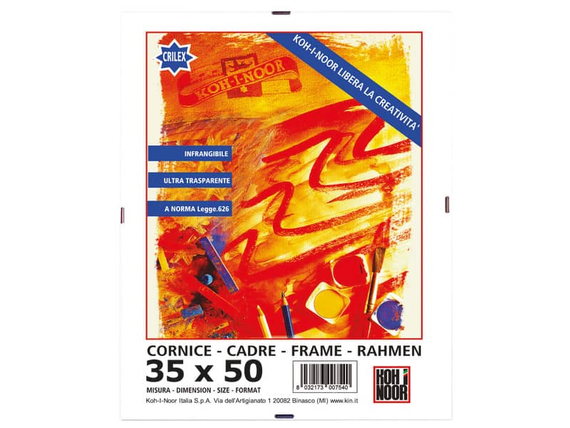 Cornice a vista in crilex KOH-I-NOOR 35x50 cm DK3550C