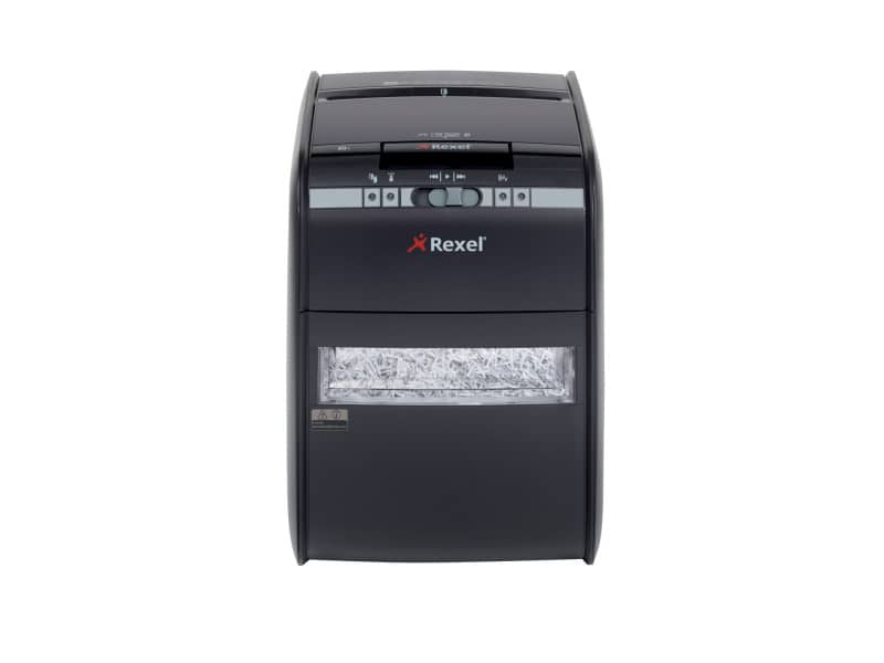 Distruggidocumenti ad alimentazione automatica Rexel Auto+90X P-3 20 L taglio a frammenti 4x45 mm 2103080EUA