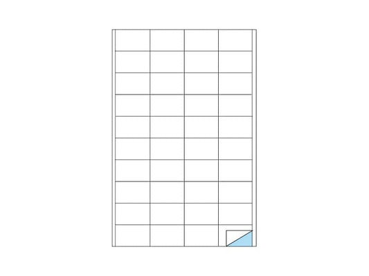 Etichette bianche MARKIN Copiatabu permanenti 52x29,7 mm con margine - 40 et./foglio - conf. 100 fogli - X210C513
