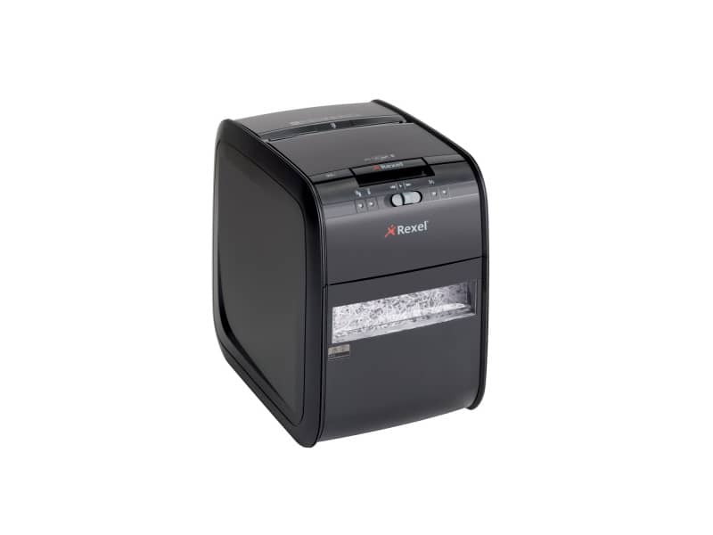 Distruggidocumenti ad alimentazione automatica Rexel Auto+90X P-3 20 L taglio a frammenti 4x45 mm 2103080EUA