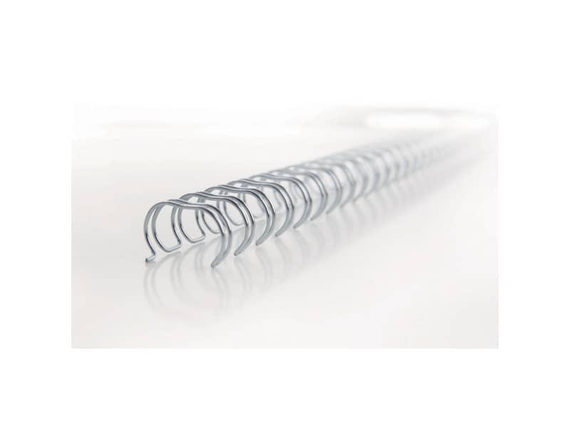 Spirali metalliche a 34 anelli GBC WireBind 14 mm a4 nero conf da 100 spirali - RG810910