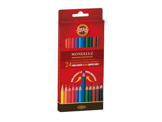 Astuccio matite multicolore KOH-I-NOOR legno di cedro 24 matite - H2140N