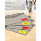 Etichette arancione fluo con angoli arrotondati TICO Copy Laser  99,1x34 mm 16 et/foglio - conf. 70 fogli LP4FA-9934