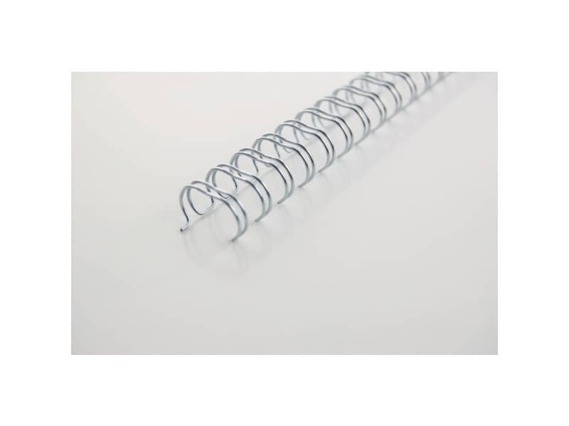 Spirali metalliche a 34 anelli GBC Wirebind 8 mm a4 nero conf da 100 spirali - RG810510