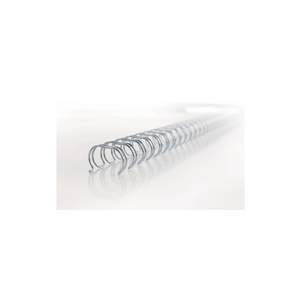 Spirali metalliche a 34 anelli GBC Wirebind 8 mm a4 nero conf da 100 spirali - RG810510