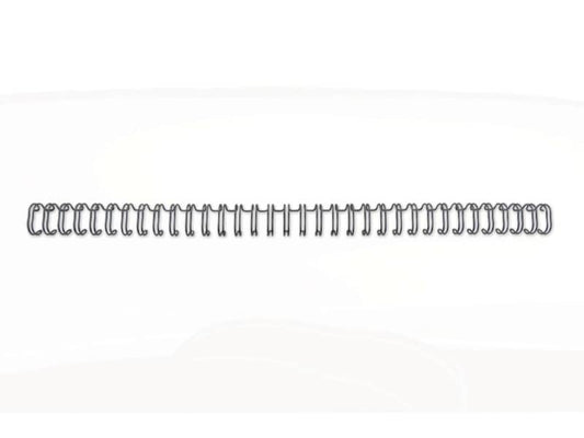 Spirali metalliche a 34 anelli GBC Wirebind 9 mm a4 nero conf da 100 spirali - RG810610