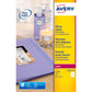 Etichette bianche lucide Avery 210x297 mm 1 et./foglio - per stampanti laser - conf. 40 fogli - L7767-40