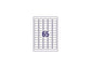 Etichette poliestere trasparenti opache Avery QuickPEEL™ 38,1x21,2 mm - 65 et/foglio - inkjet conf. 25 fff J8551-25