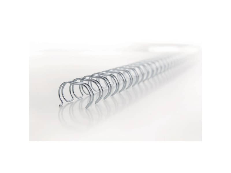 Spirali metalliche a 34 anelli GBC Wirebind 9 mm a4 nero conf da 100 spirali - RG810610