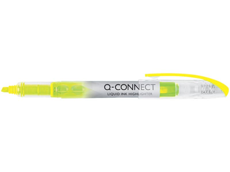 Evidenziatore a penna Q-Connect 1-4 mm giallo KF00395