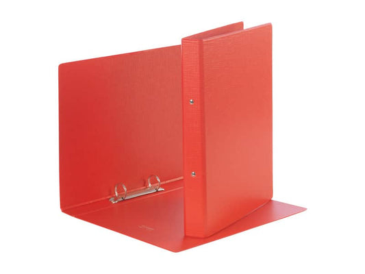 Raccoglitore Esselte DAILY a 2 anelli tondi 25mm robusto cartone rivestito in PP rosso A4 dorso 3,5 cm - 394771300