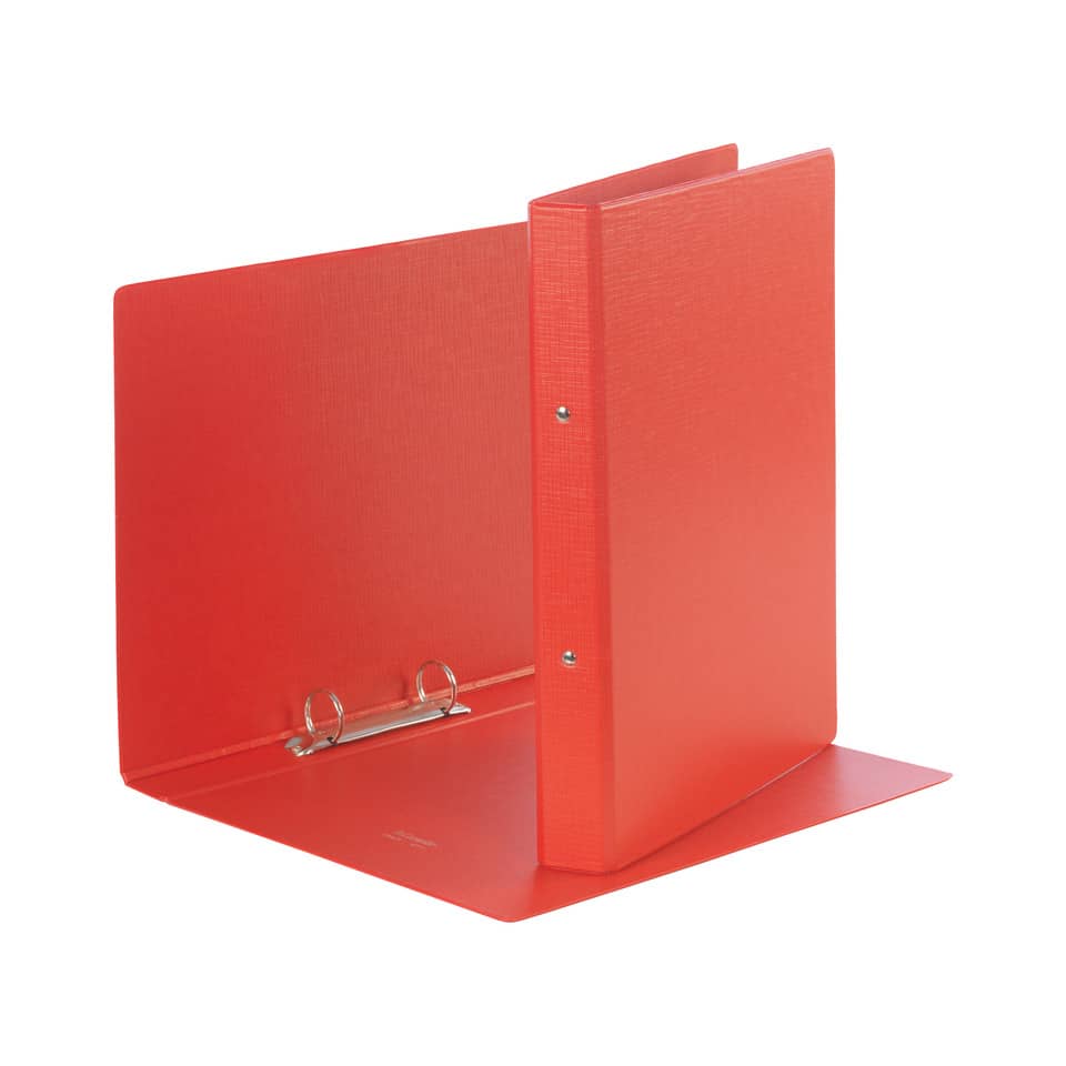 Raccoglitore Esselte DAILY a 2 anelli tondi 25mm robusto cartone rivestito in PP rosso A4 dorso 3,5 cm - 394771300