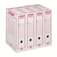 Scatola archivio King Mec Storage A4 9x33x23 cm bianco 160100