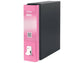 Registratore a leva DOX1 Commerciale S. Francisco 28,5x31,5 cm - dorso 8 cm rosa D15119