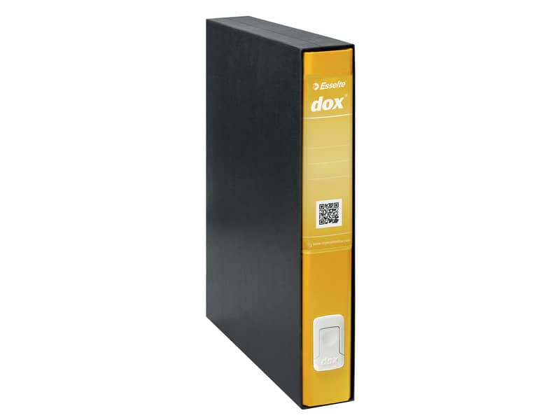 Registratore a leva DOX5 Protocollo 28,5x35 cm - dorso 5 cm giallo D26506