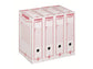 Scatola archivio King Mec Storage Legale 9x37x26 cm bianco 160200