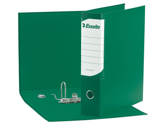 Registratore con custodia Esselte G95 BUSINESS protocollo Dorso 8 cm cartone plastificato verde - 390795180