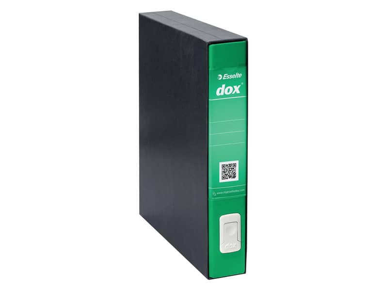 Registratore a leva DOX4 Commerciale 28,5x31,5 cm - dorso 5 cm verde - D26414