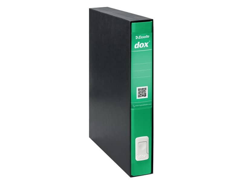 Registratore a leva DOX5 Protocollo 28,5x35 cm - dorso 5 cm verde D26514