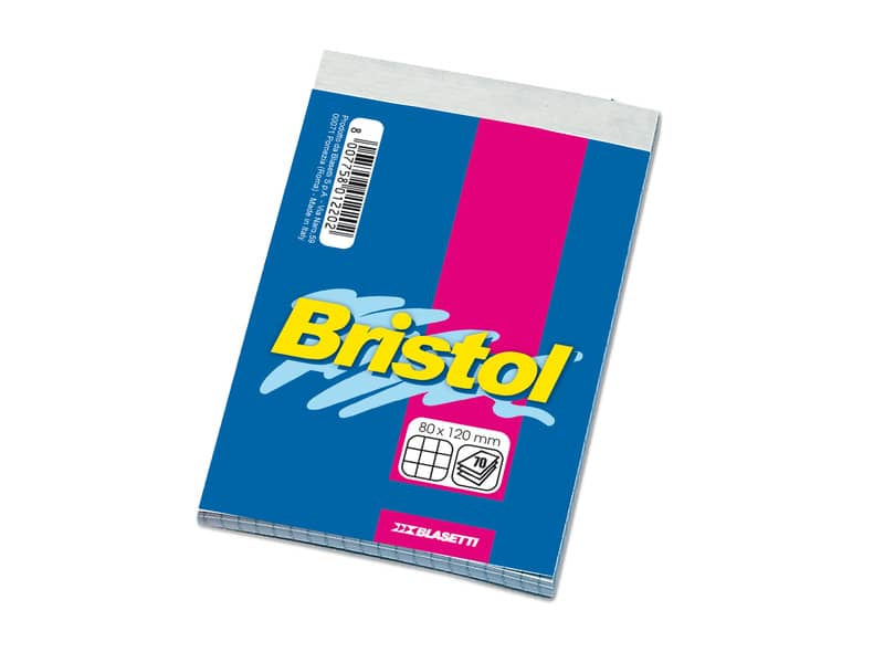 Blocco con punto metallico Blasetti Bristol - 70 ff A7 - quadr. 5 mm 1025