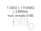 Set 1 cielo + 1 fondo + 2 piani per armadio Tecnical 2 618S bianco 805141163031