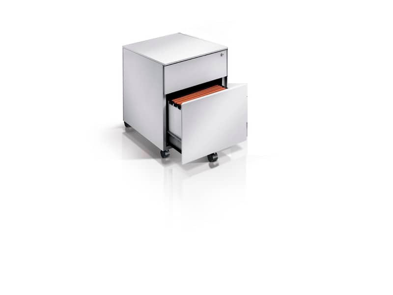 Cassettiera 1 cassetto + 1 cassetto classificatore Tecnical 2 bianco 41x58x55,3 cm - C3-CL BIA