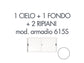 Set 1 cielo + 1 fondo + 2 piani per armadio Tecnical 2 615S bianco 805141163025