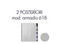Set 2 posteriori per armadio Tecnical 2 618 grigio 805141163058
