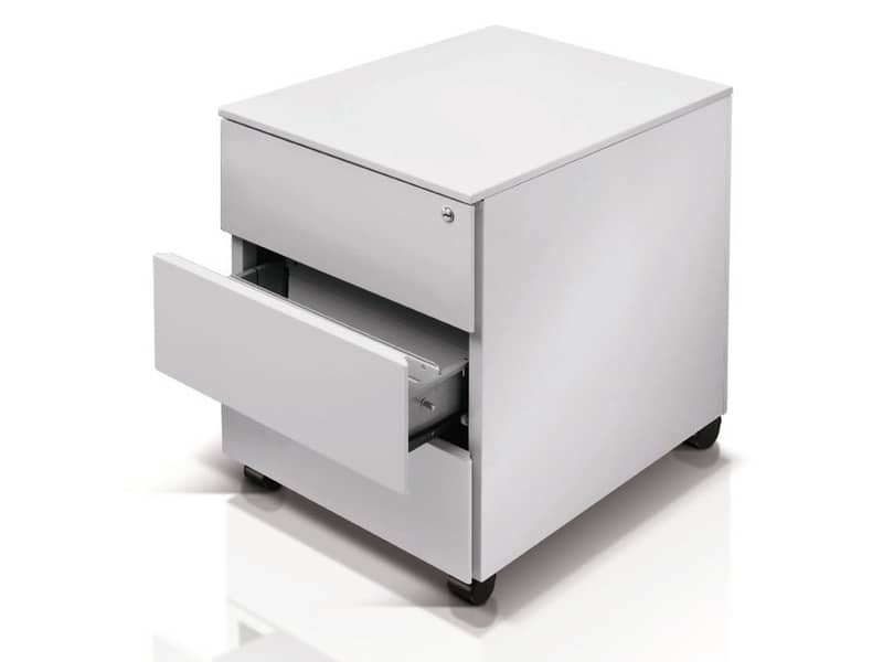 Cassettiera 3 cassetti Tecnical 2 bianco 41x58x55,3 cm C3 BIA