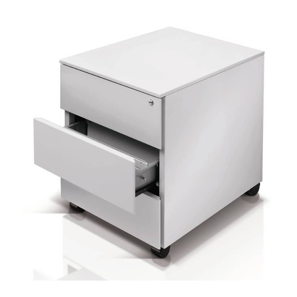 Cassettiera 3 cassetti Tecnical 2 bianco 41x58x55,3 cm C3 BIA